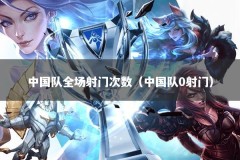 中国队全场射门次数（中国队0射门）