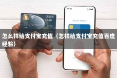 怎么样给支付宝充值（怎样给支付宝充值百度经验）